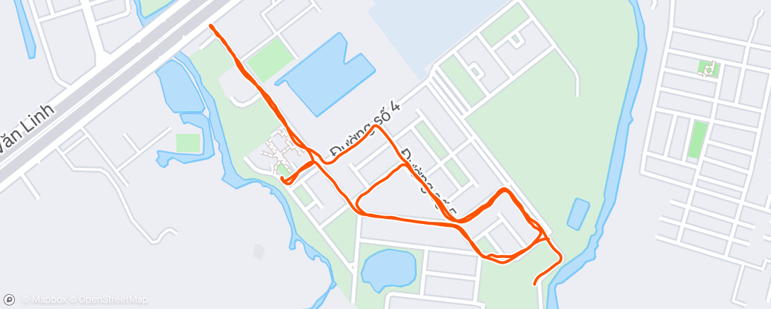 Map of the activity, Huawei Health activity