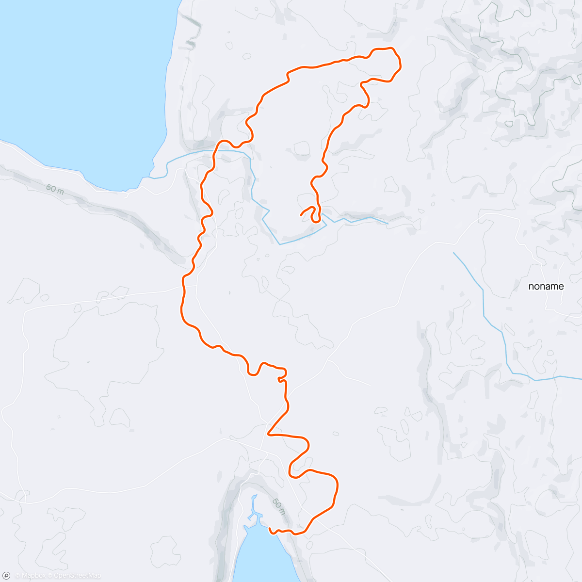 Mappa dell'attività Zwift - Race: MX Nationals Chase Race (A) on Makuri 40 in Makuri Islands