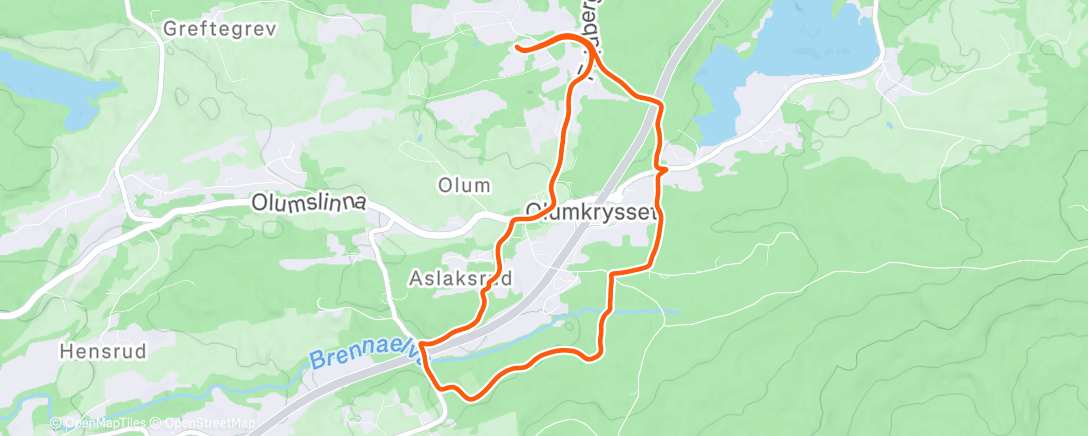 Карта физической активности (Morning Run)