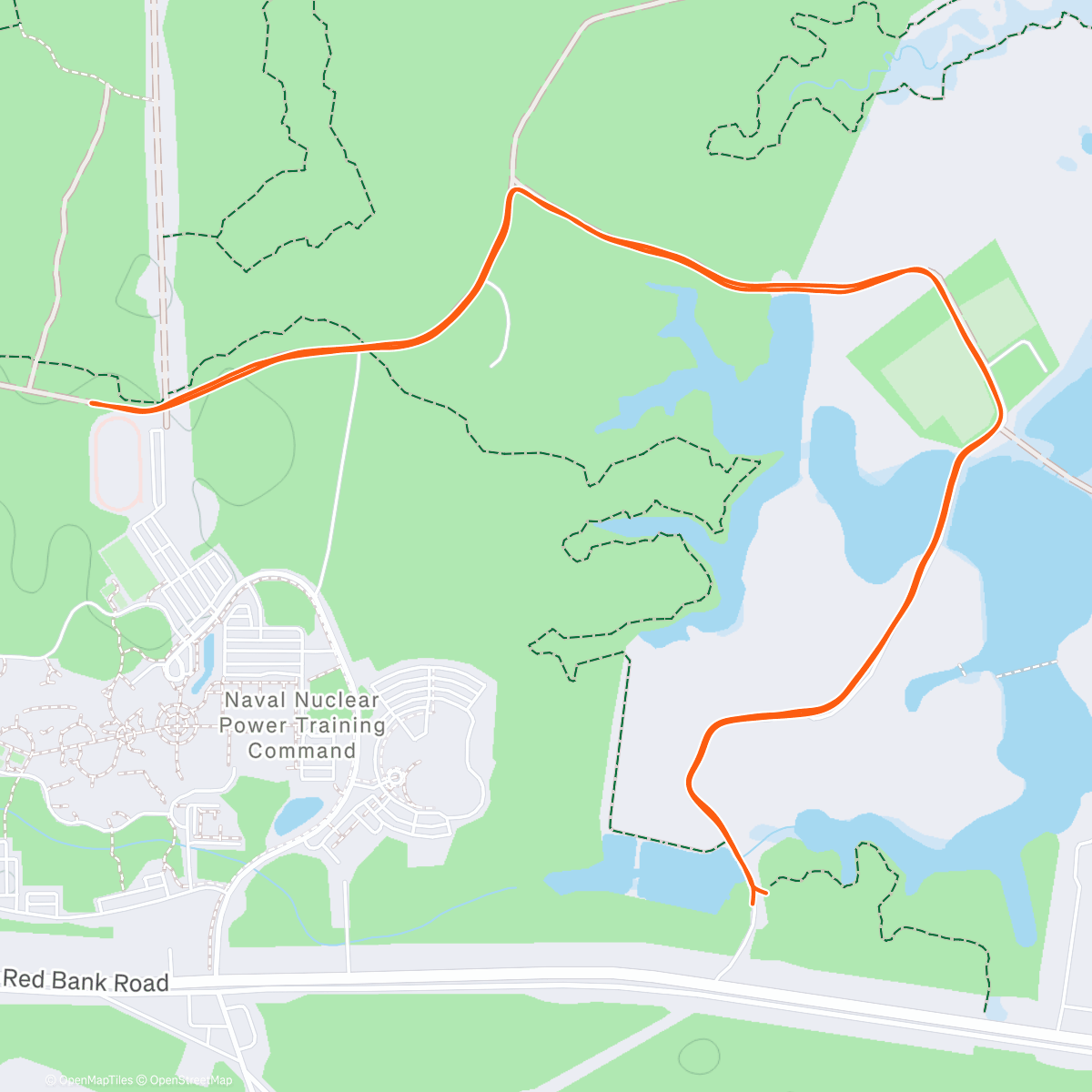 Map of the activity, The Railroad - Goodnight, Texas