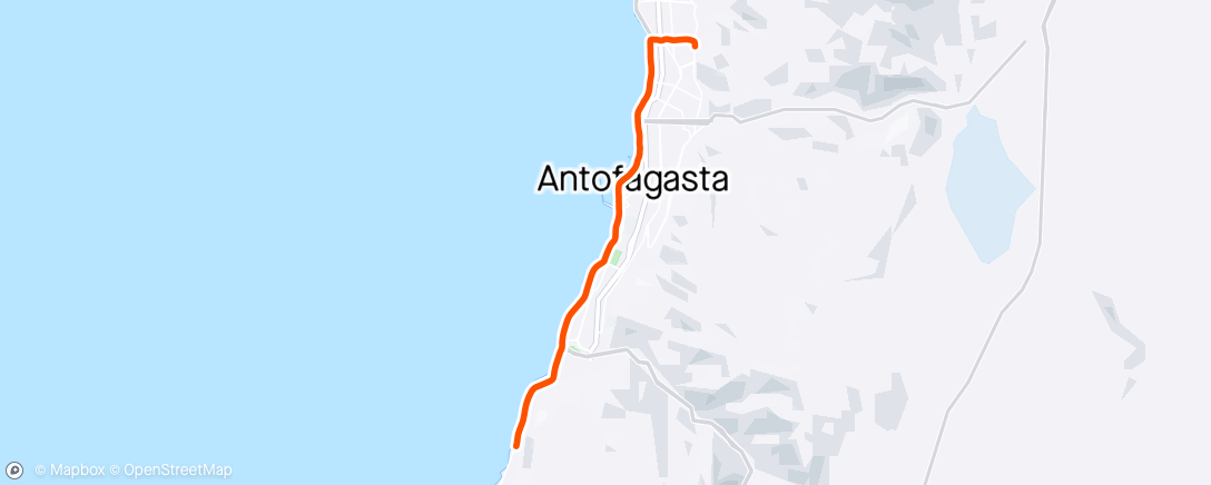 Map of the activity, Vuelta a casa