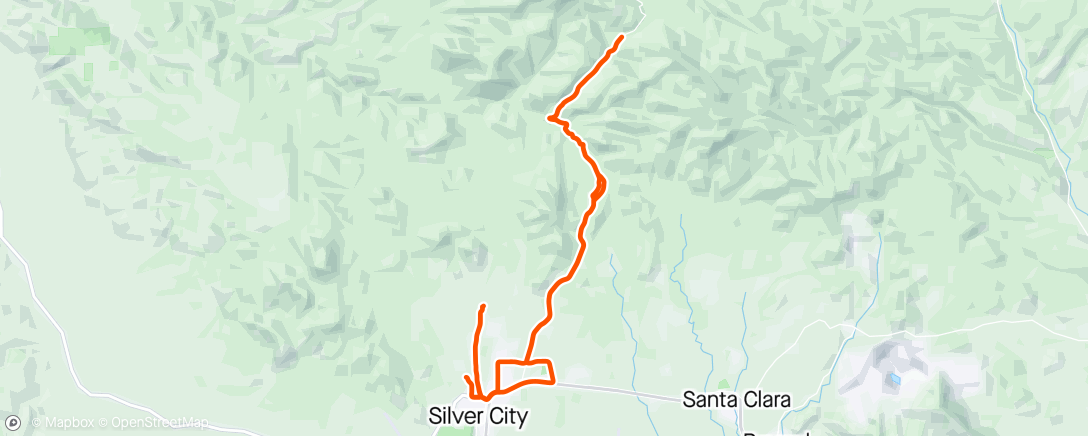 Map of the activity, More high altitude training and a stop to visit friends/former hosts