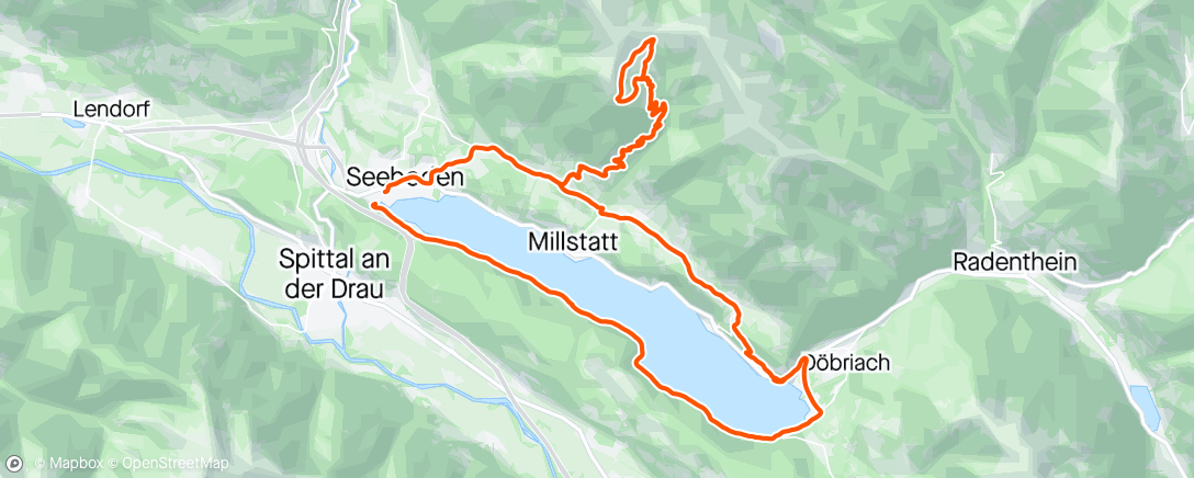 アクティビティ「Millstättersee Tag 3」の地図