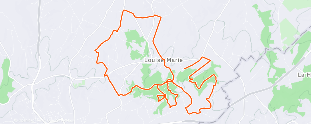 Map of the activity, Koningin van het Muziekbos 😍