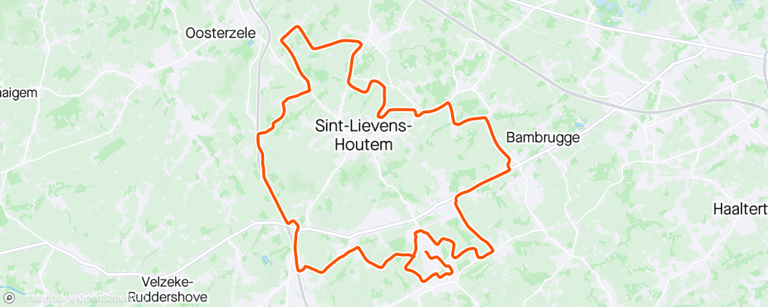 Map of the activity, Liever buiten dan binnen fietsen -> buien🌦