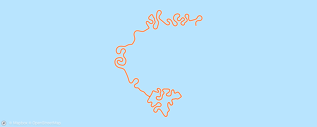 Map of the activity, MyWhoosh - Sub Threshold XX #2