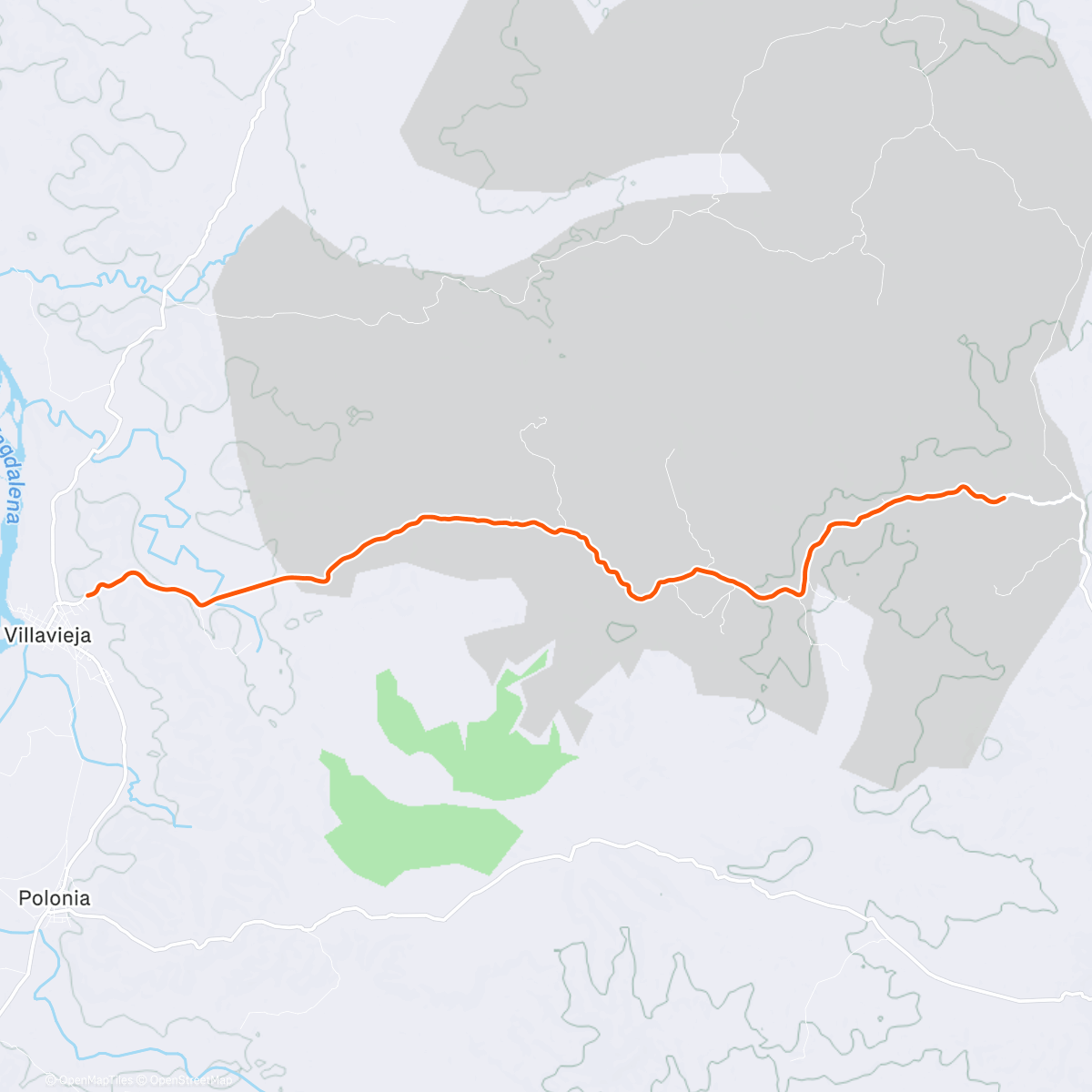 Карта физической активности (ROUVY - GWA Colombia | Tatacoa Desert)