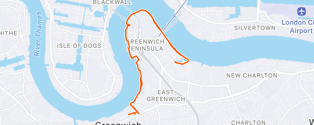 Map of the activity, 40min at 140-145h/r + 4*100 strides