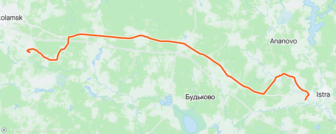 Map of the activity, Волоколамский рубеж (до поломки)
