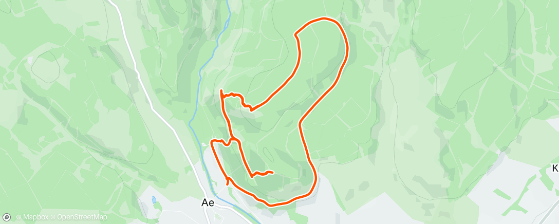 Map of the activity, Afternoon Ride