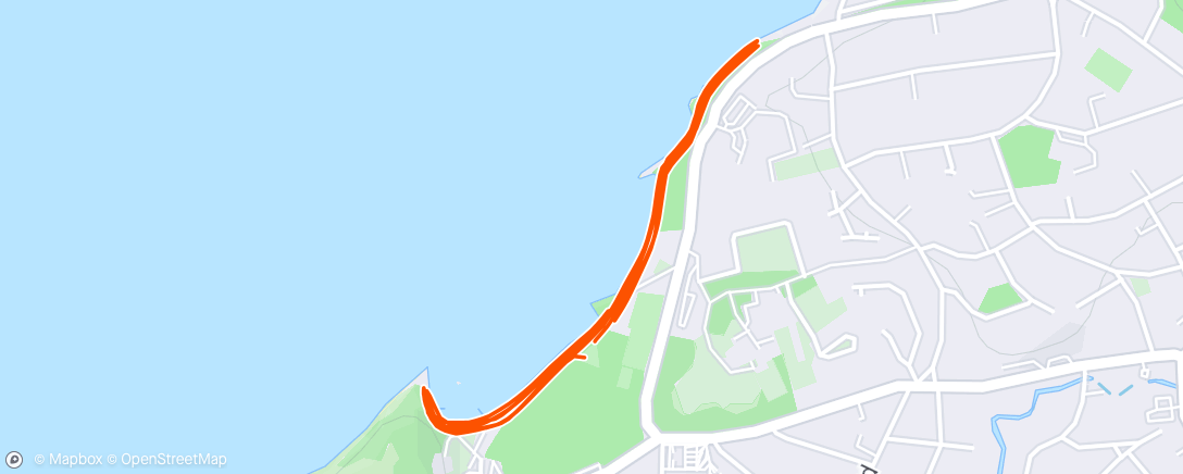 Map of the activity, Clevedon Salthouse Fields parkrun