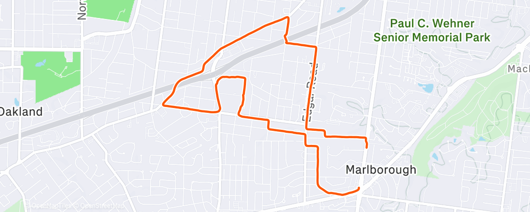 Map of the activity, Day 4,279—50 Degrees!—