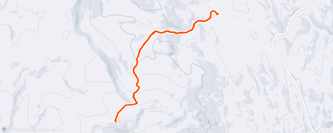 Map of the activity, Bear Mountain, #69 of my Black Hills 100 highest summits.