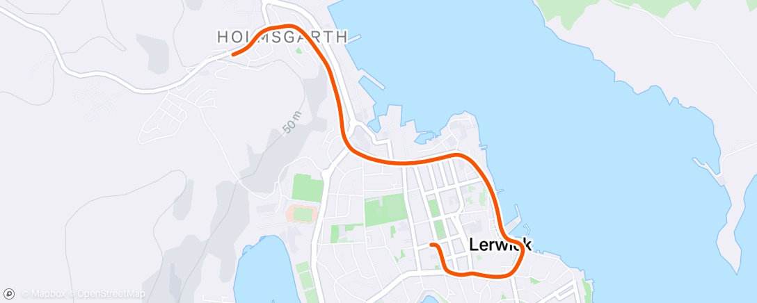 Map of the activity, Afternoon E-Bike Ride
