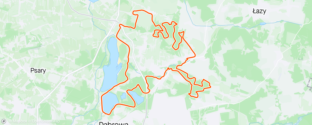 Map of the activity, BAM Dąbrowa Górnicza