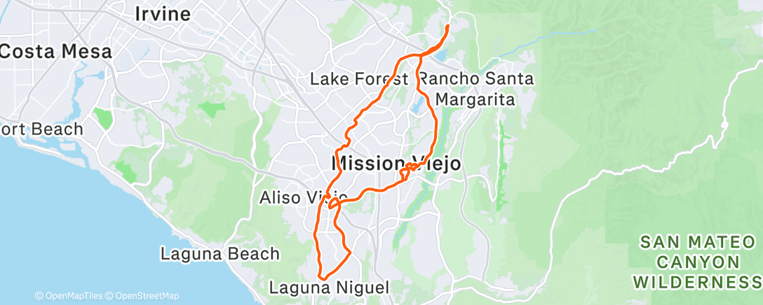 Map of the activity, 2 hrs - Leg Breaker