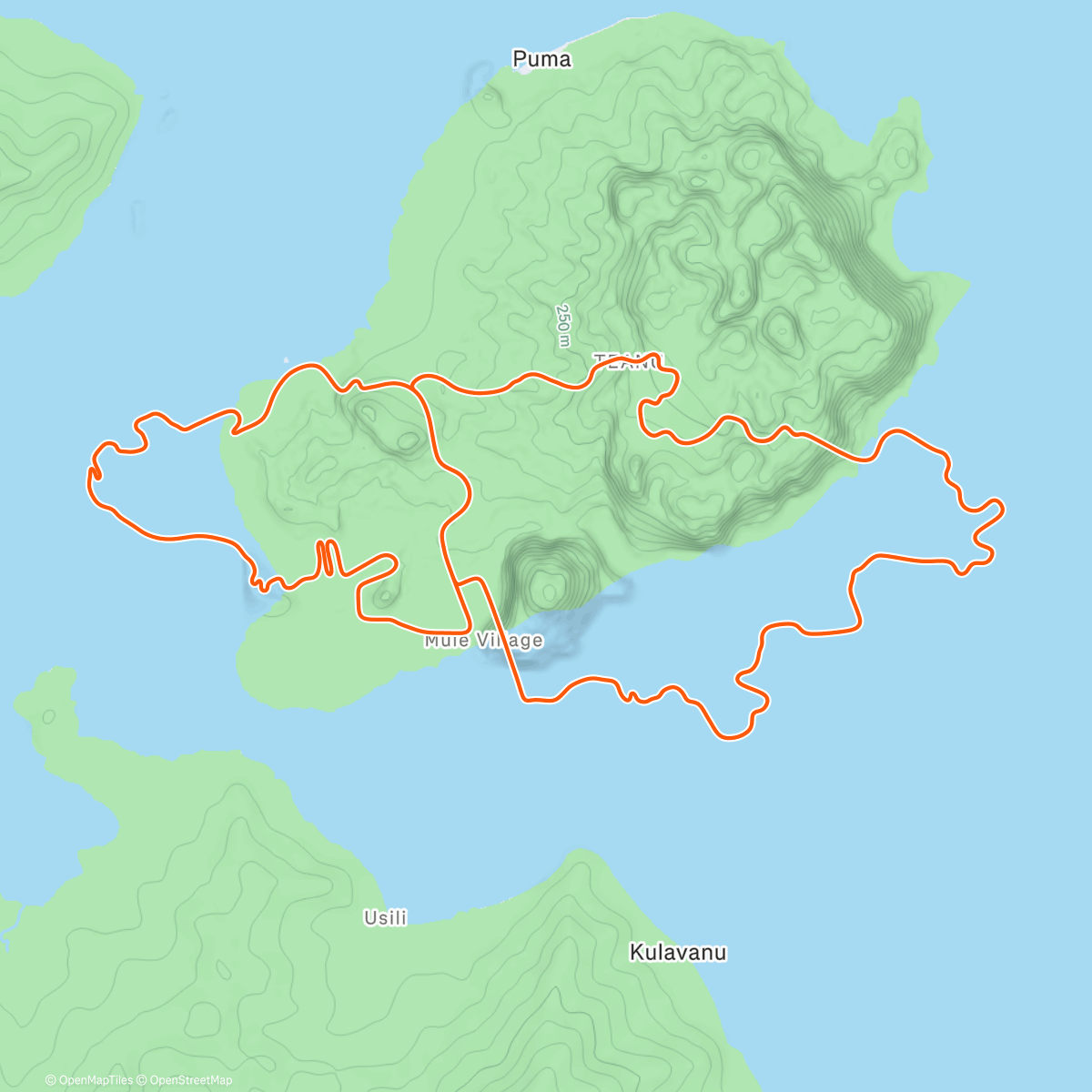 Map of the activity, Zwift - Race: CAT & MOUSE KZR CHASE RACE  (B) on Big Flat 8 in Watopia