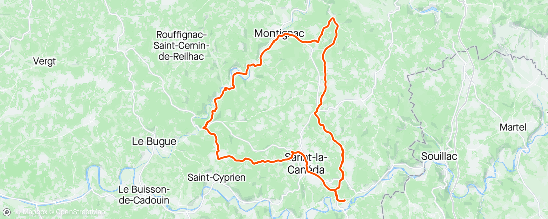 Map of the activity, #031.24 Sortie club cyclotourisme Sarlat
