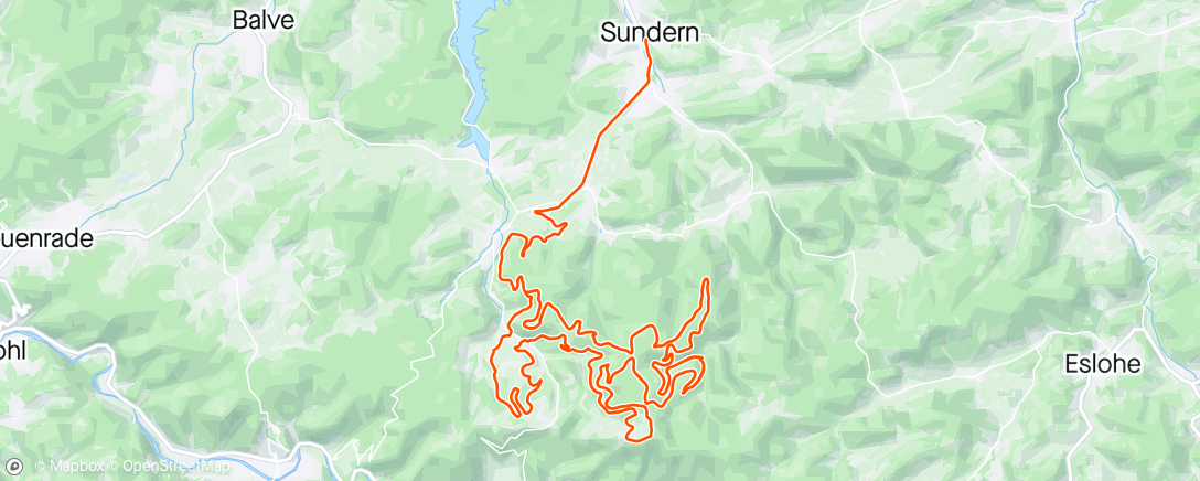 Map of the activity, SKS Bike Marathon