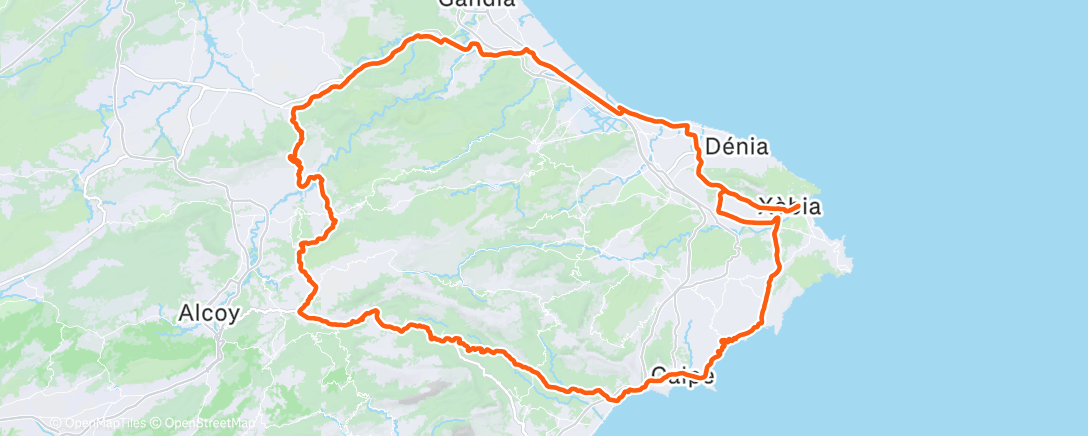 Map of the activity, TC Spain