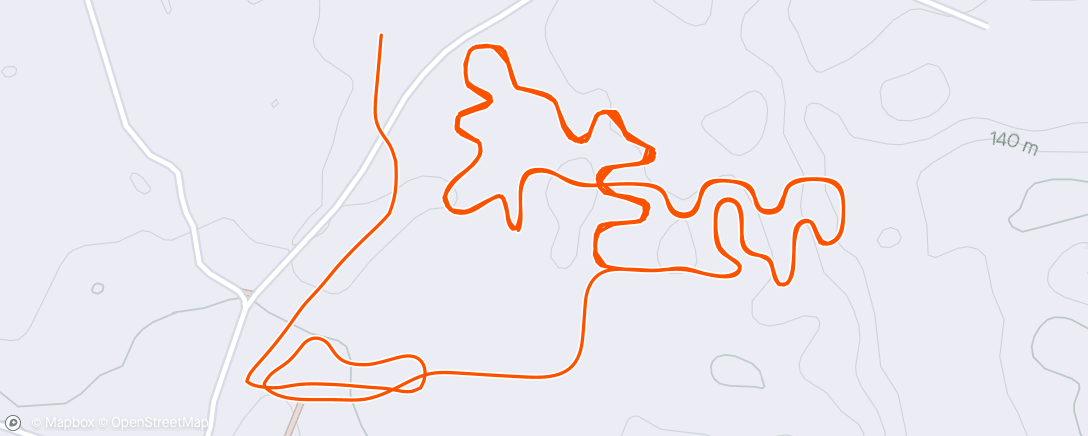 Map of the activity, Zwift - Recovery Week Intervals