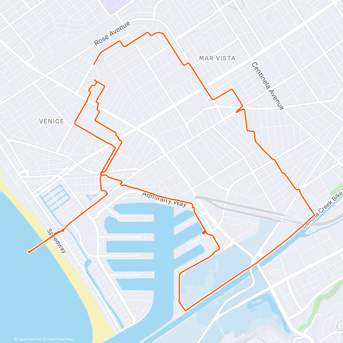 Map of the activity, Ride with Fifi then Bike Fight!