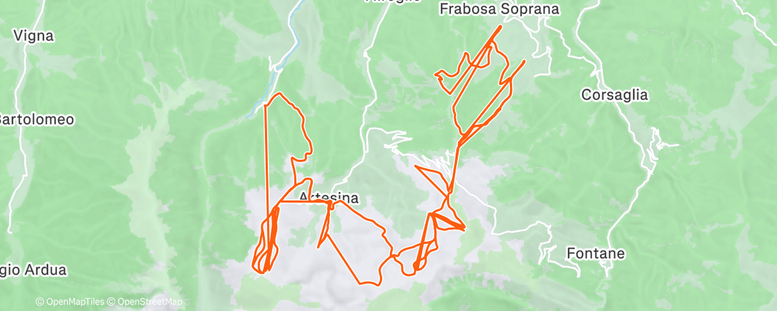 Карта физической активности (Mondolè Ski
Da Rastello a Frabosa 🤩)