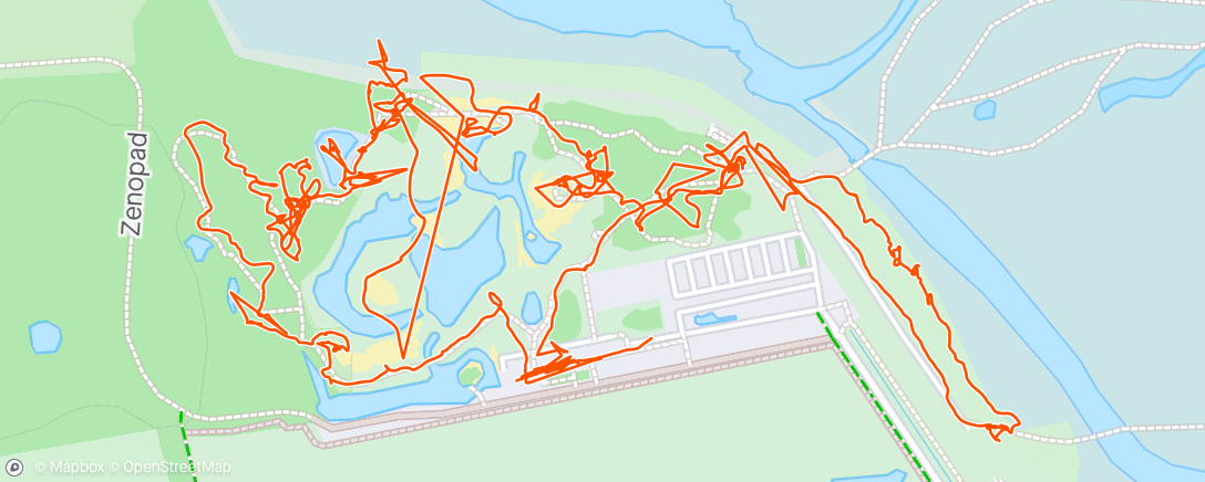 Map of the activity, Namiddagwandeling