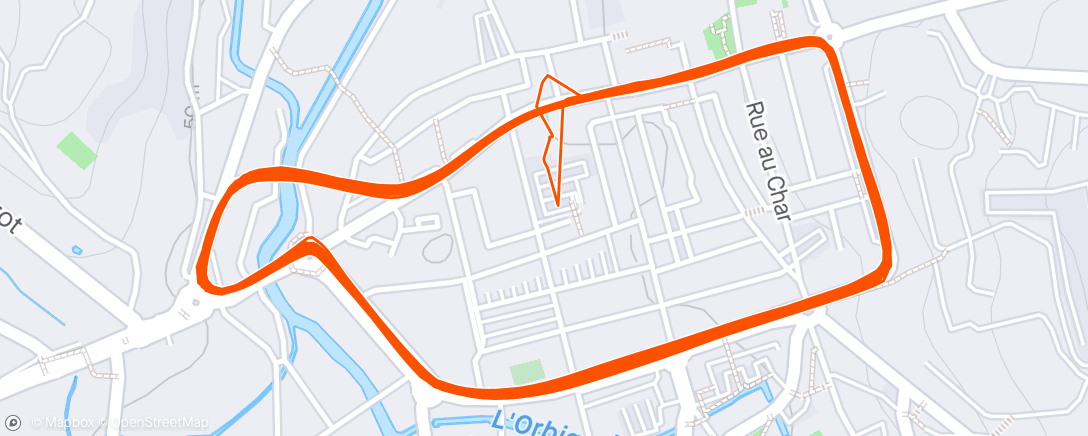 Map of the activity, Critérium de Lisieux