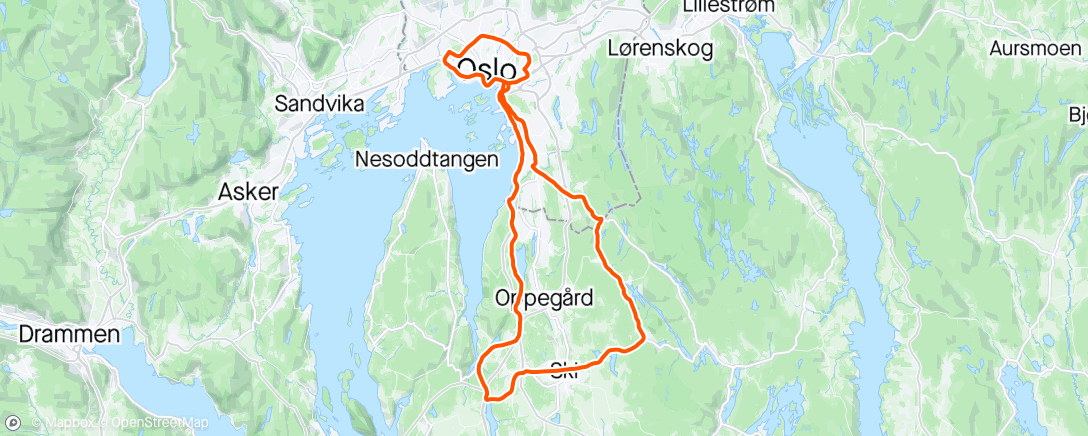 Map of the activity, Med Tim og Enok