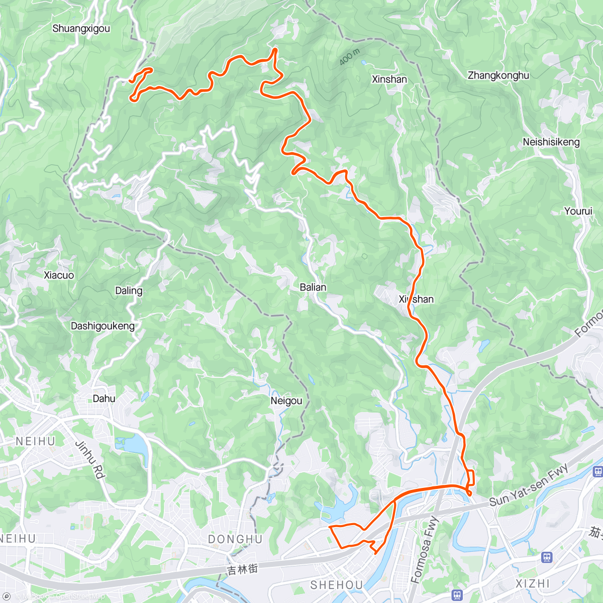 Map of the activity, 新車首航