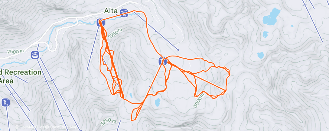 Map of the activity, Alta!