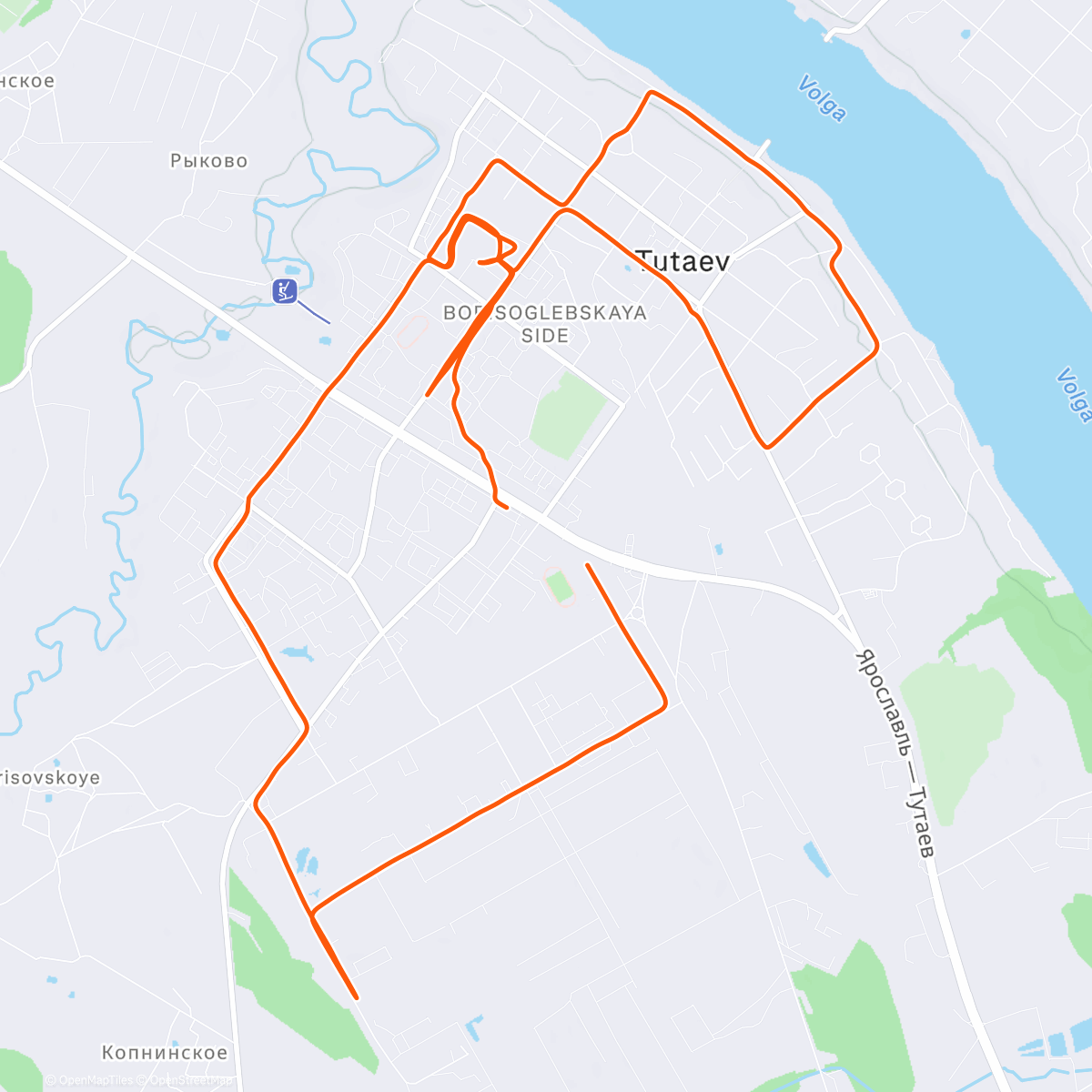 Map of the activity, Групповая пробежка №104 🏃‍♂️🏃‍♀️🏃