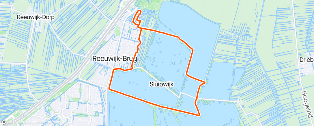 「46' Rondje Reeuwijkse Plassen 3.0」活動的地圖