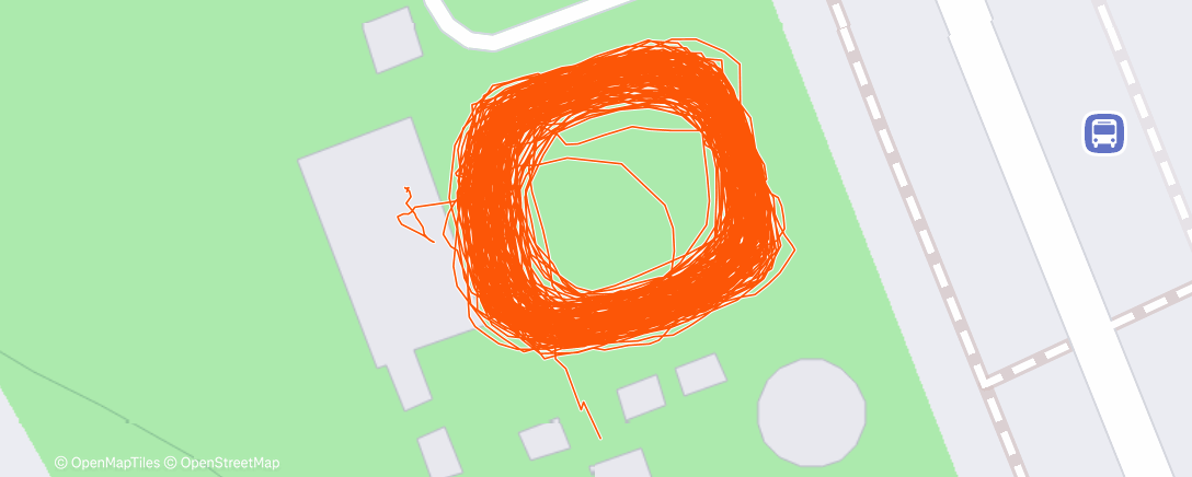 Map of the activity, Катание на коньках (вечер)