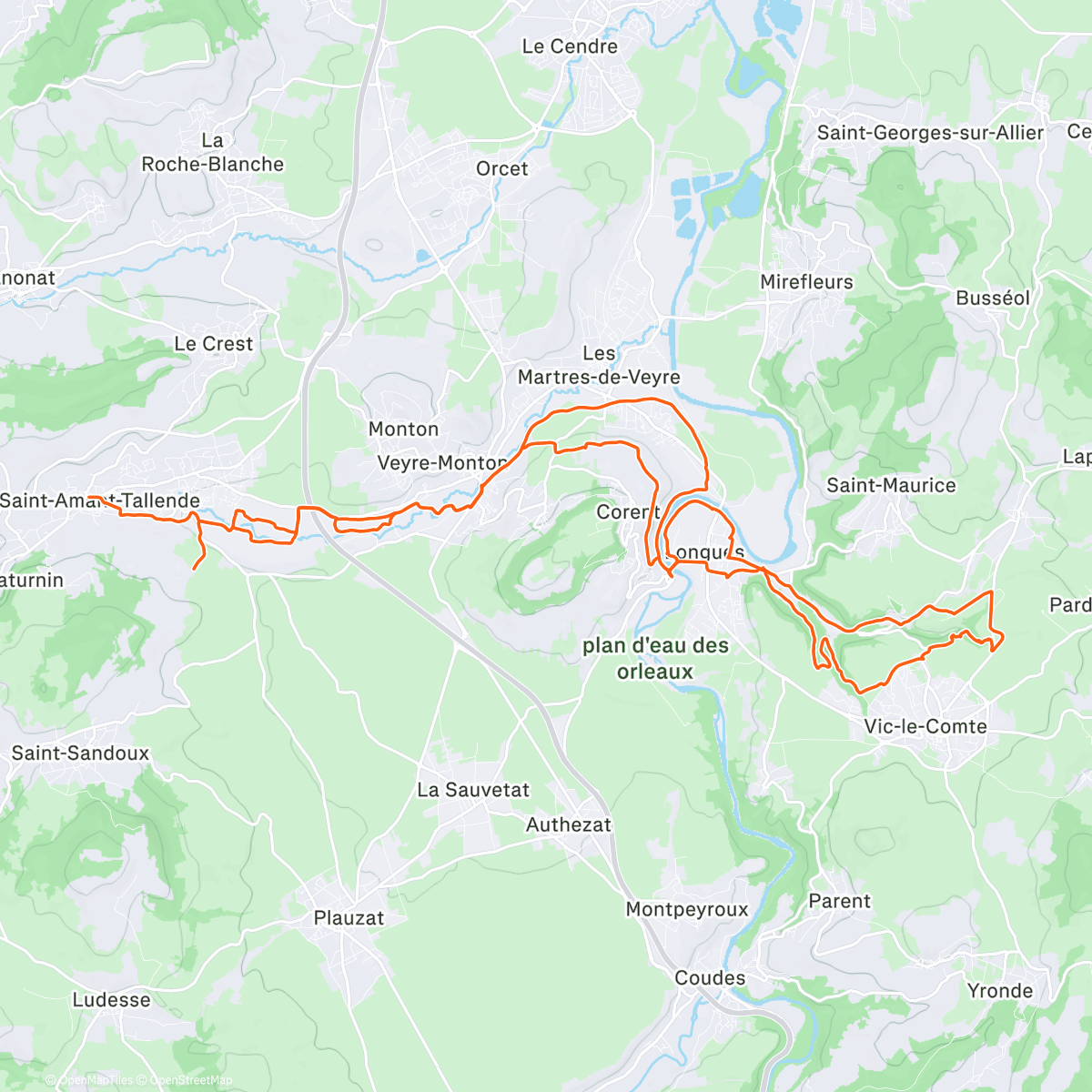 Map of the activity, Tourisme