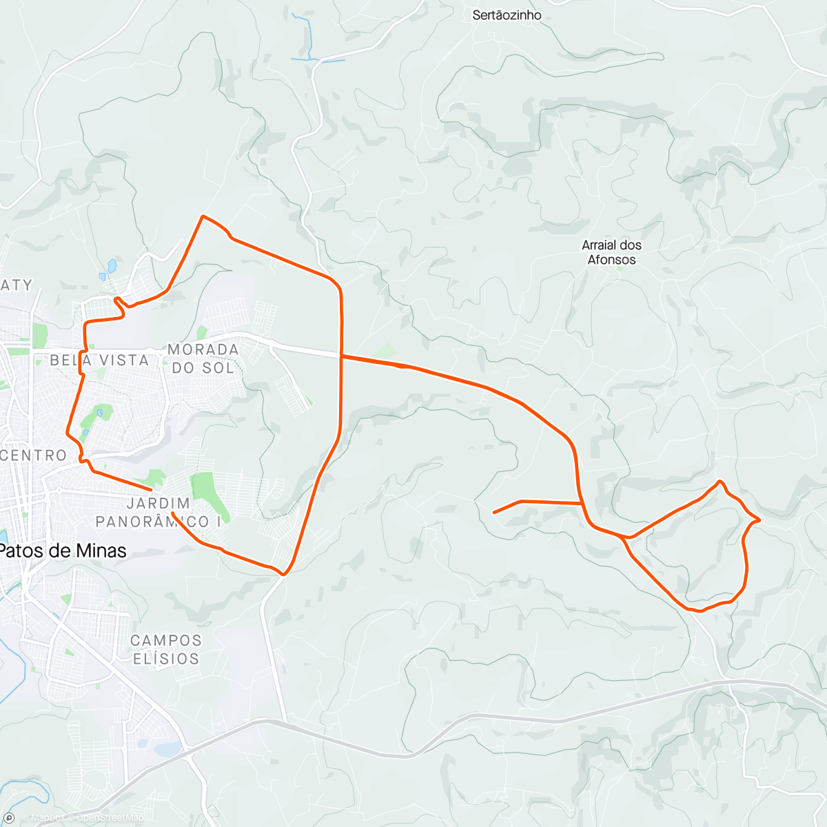 Map of the activity, Pedal 36/2024