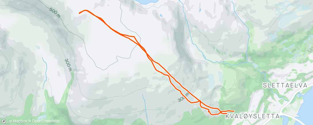 Map of the activity, Afternoon Nordic Ski