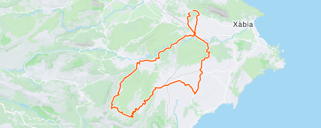 Map of the activity, Bernia