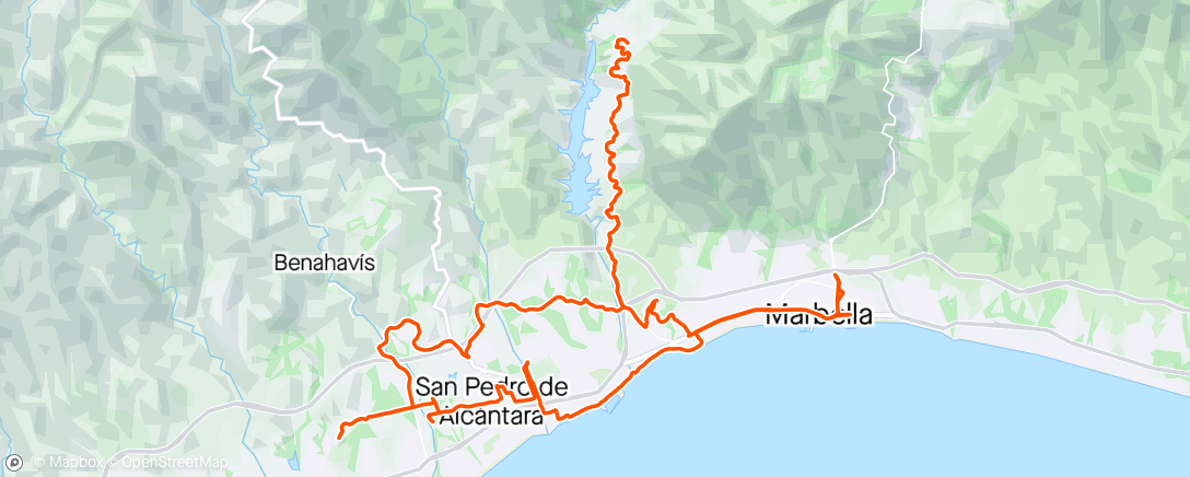 Map of the activity, ISTAN + balade touristique Paseo maritimo de Marbella