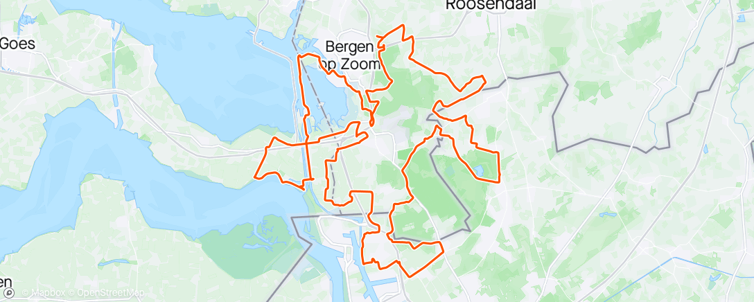 Map of the activity, Grenspalenklassieker | Brabantse Wal | 150 km weg