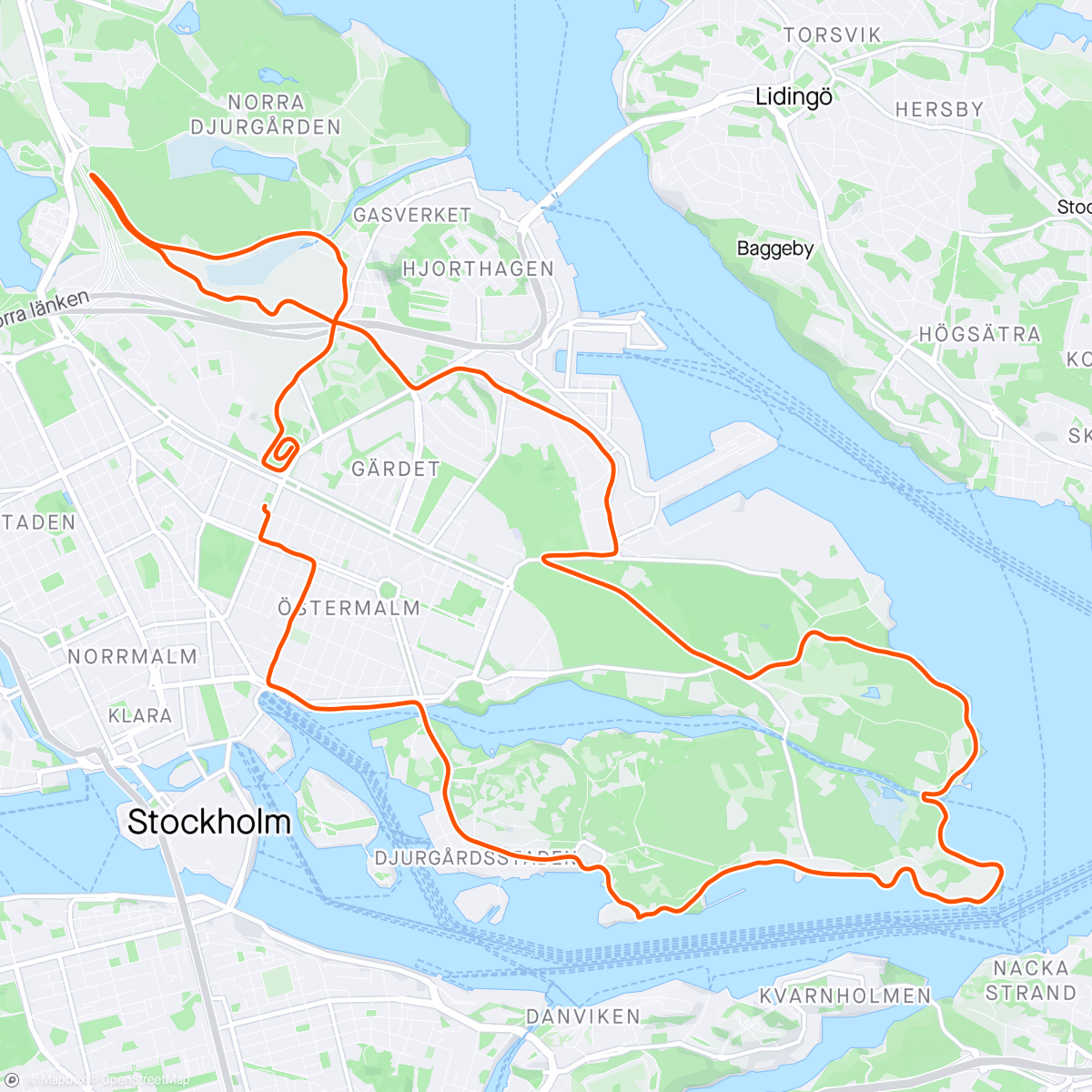 Map of the activity, Morning run 😎