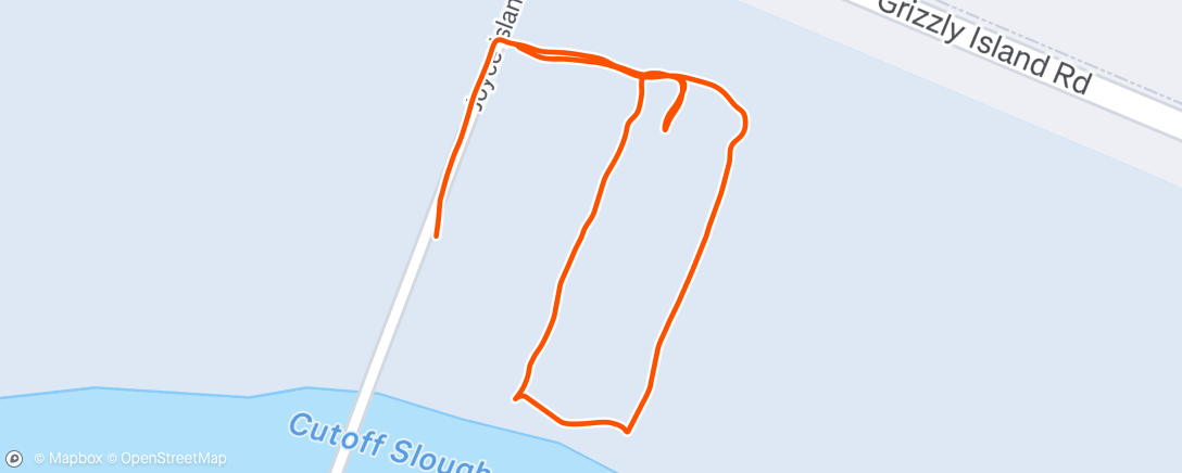 Map of the activity, Morning Trail Run