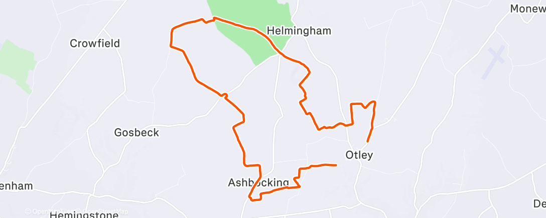 Map of the activity, Slip n Slide