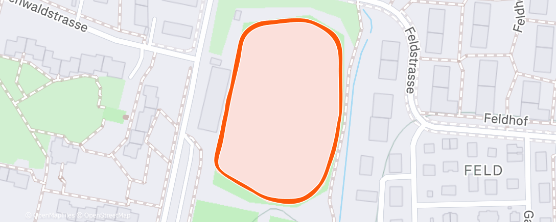 Map of the activity, Morning Run