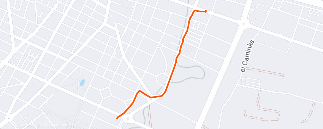 Карта физической активности (Caminata a la hora del almuerzo)