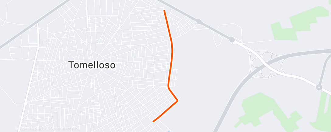 Map of the activity, Lunch Mountain Bike Ride