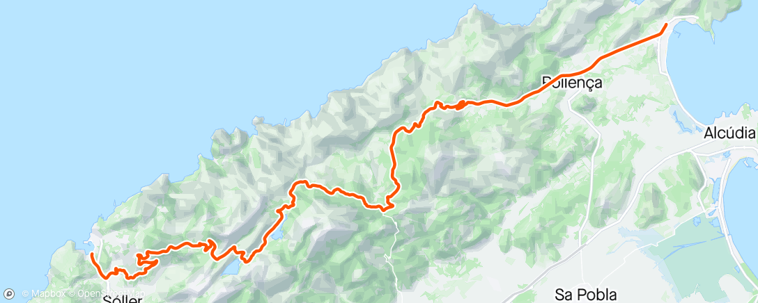 Map of the activity, PP->soller