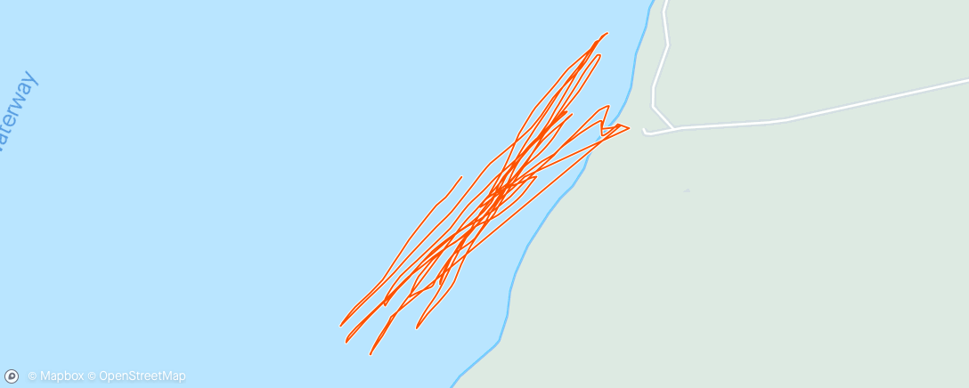 Map of the activity, Windsurf at Bird Island