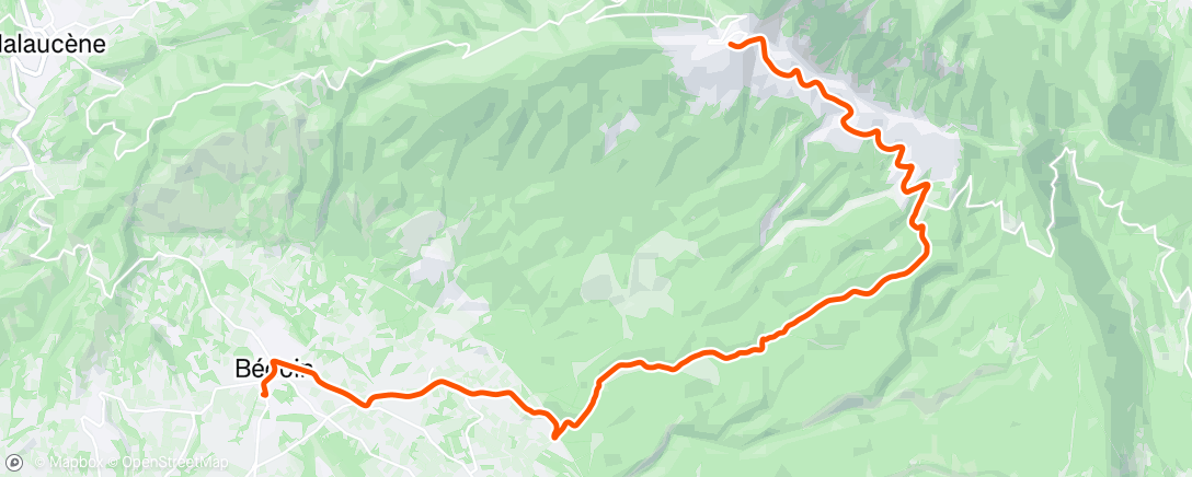 Carte de l'activité